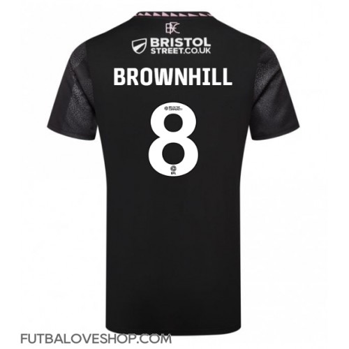 Dres Burnley Josh Brownhill #8 Preč 2024-25 Krátky Rukáv